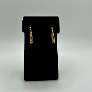 Gold over 925 earrings